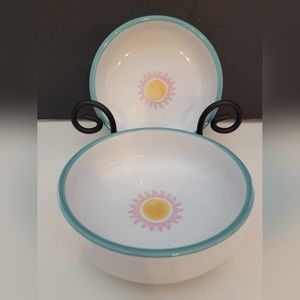 Vintage Dansk Costa Del Sol Cereal/Soup Bowls  Set of 2 Pre-owned
